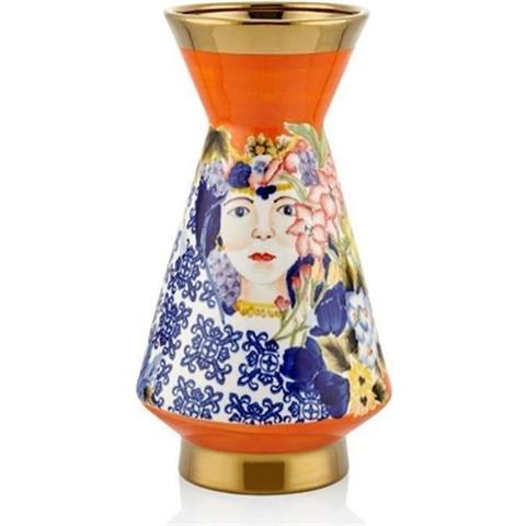 Luxxo Design Orange Dental Vase 19.6*19.6*36 Cm