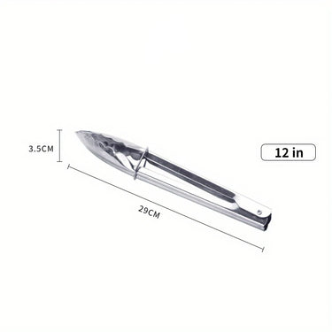 Non-Slip Stainless Steel Food Tongs Meat Salad Bread Serving Tongs BBQ Meat Bread Clip Kitchen Accessories Cooking Utensils