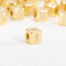 Handicraft Luxury Cubic Zirconia 26 Alphabet Letter Beads Supplies for Women Beadwork DIY Name Jewelry Making Square Beads