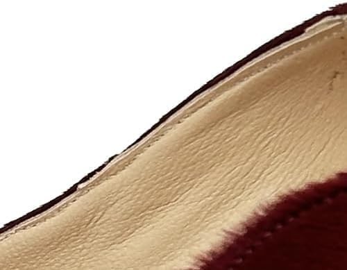 Claret Red Leather Women's Heels Elegant and chic, perfect for any occasion with unparalleled style and comfort - 1LUXXOW20218004