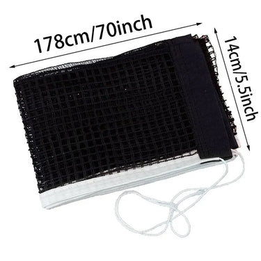 Portable Table Tennis Net Polyester Cotton Polyethylene Table Tennis Mesh Replacement Kit Tennis Table Net Accessories 1Pc
