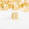 Handicraft Luxury Cubic Zirconia 26 Alphabet Letter Beads Supplies for Women Beadwork DIY Name Jewelry Making Square Beads