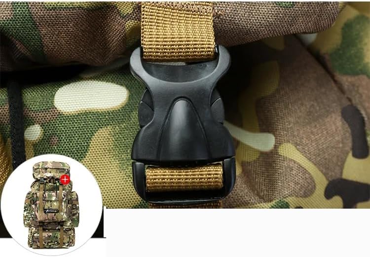 Green Camouflage Waterproof Large Capacity Outdoor 70 * 35 * 16 Cm Backpack Hunt Kiking