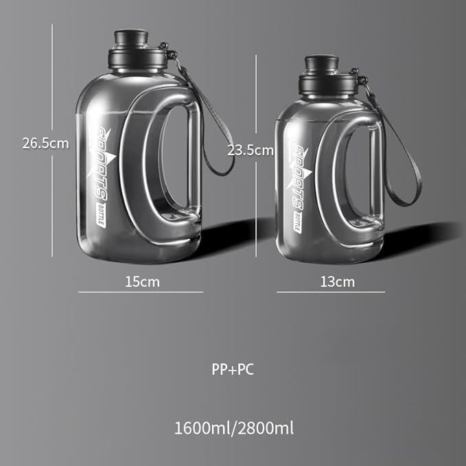 Precise Scale Portable Large Capacity Water Bottle With Sports Fitness Water Bottle (1.7 Litres)