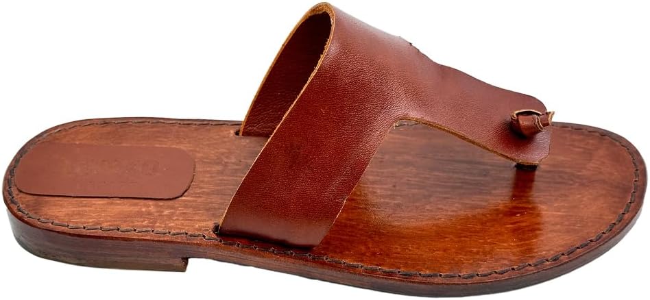 12172 Brown Leather Women's Slippers - Effortless comfort and style in slip-on design, perfect for casual wear, ensuring a cozy and fashionable step every time