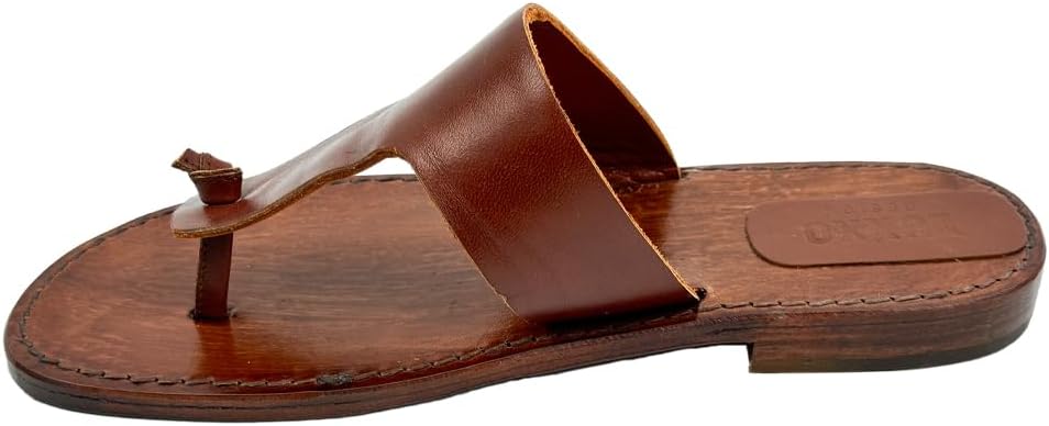 12172 Brown Leather Women's Slippers - Effortless comfort and style in slip-on design, perfect for casual wear, ensuring a cozy and fashionable step every time