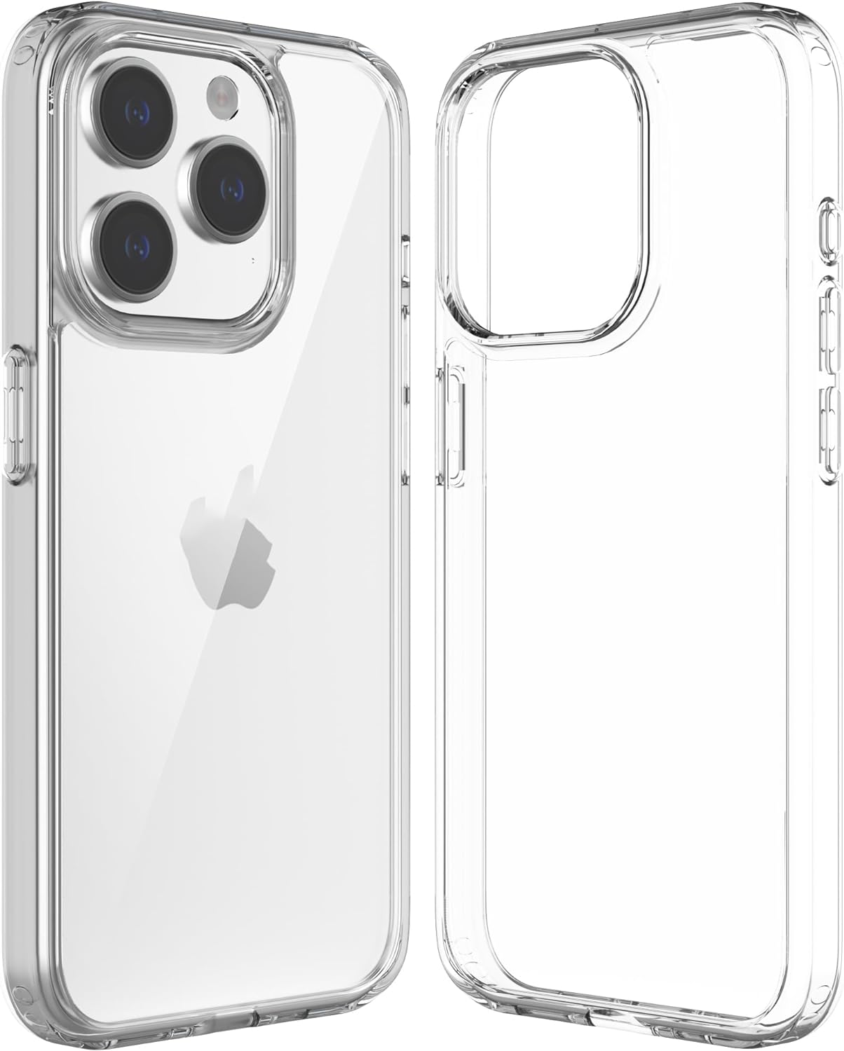 Clear Shockproof Phone Case for iPhone 14 Pro Max, Glass Shatterproof Protection and Camera Lens Protection Gift (for iPhone14 Pro Max)