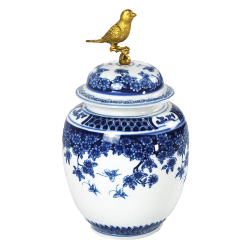 Luxxo Design Asia Bleu Blanc Bird Cup Little 17.8*17.8*27.3 Cm