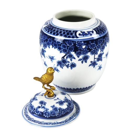 Luxxo Design Asia Bleu Blanc Bird Cup Little 17.8*17.8*27.3 Cm