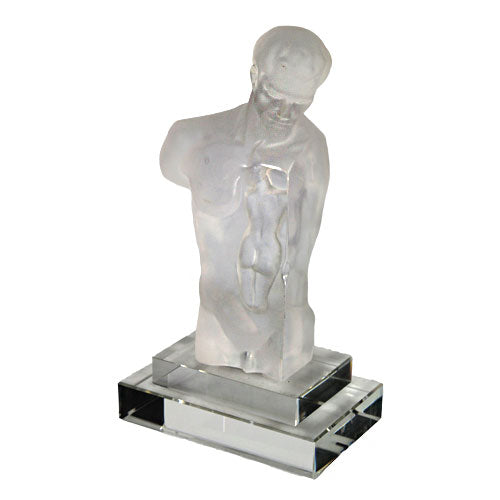 LUXXO FEEL TRANSPARENT FLU MEN'S BUST 12X9X32 CM