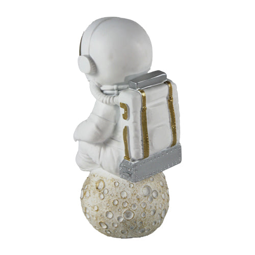 Luxxo Design Space Sitting Astronaut Decorative 15X15X34 CM