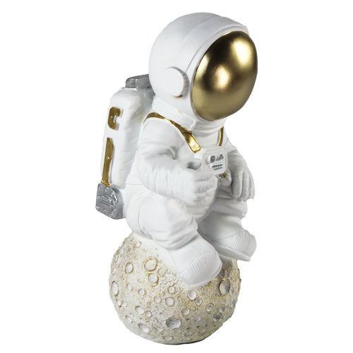 Luxxo Design Space Sitting Astronaut Decorative 15X15X34 CM