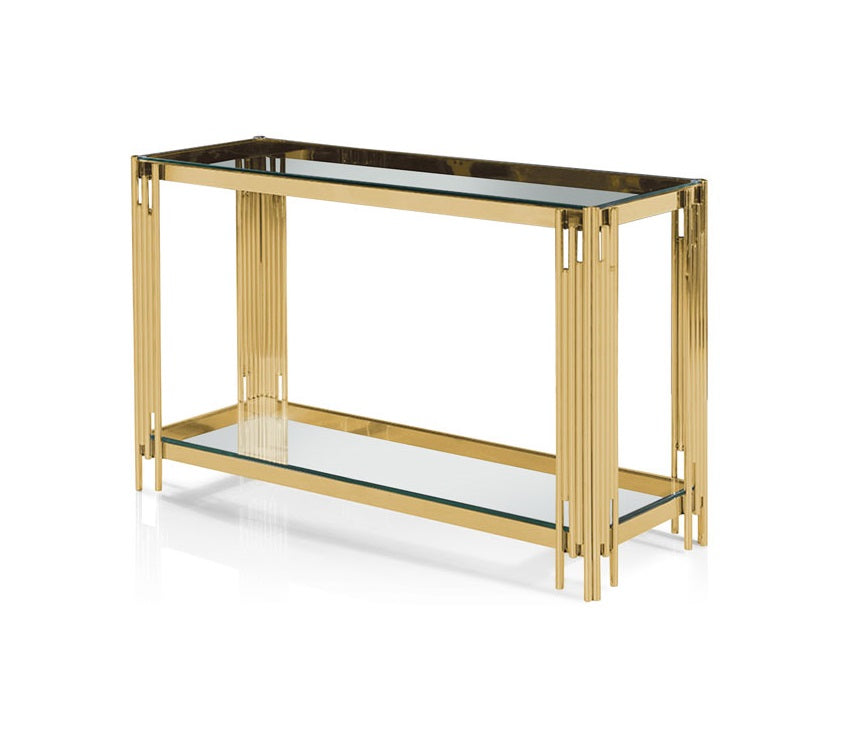 Luxxo Design Golden Console-Table 120x40x78 CM