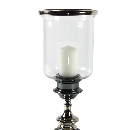 Luxxo Design Rebel Silver Candle Holder Small 17*17,5*43 Cm