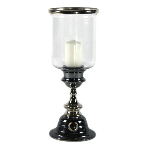 Luxxo Design Rebel Silver Candle Holder Small 17*17,5*43 Cm