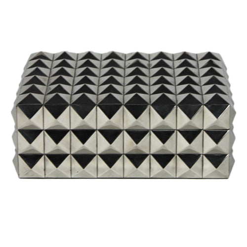 Luxxo Design Briolet Silver Box Rectangular 22.2x17.8x8.2 CM