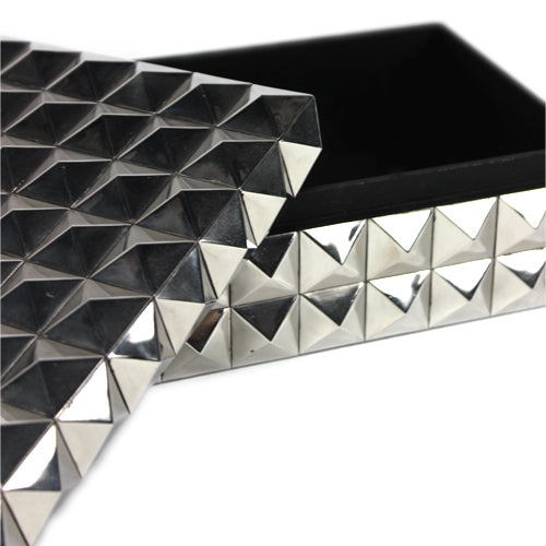 Luxxo Design Briolet Silver Box Rectangular 22.2x17.8x8.2 CM