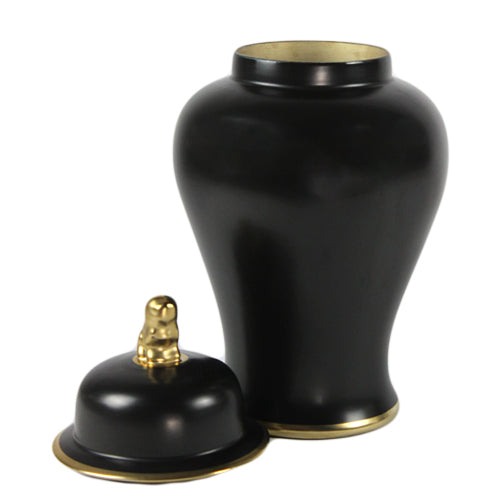 Luxxo Design Goldie Gold Black Vase Middle 50*26*26 Cm