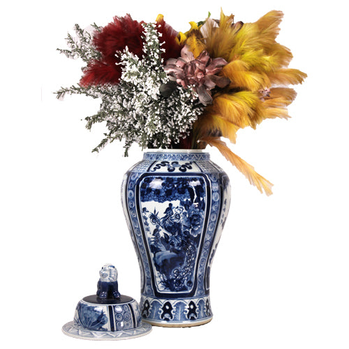 LUXXO AGUSTA BLEU BLANC VASE LARGE 88X48X48 CM