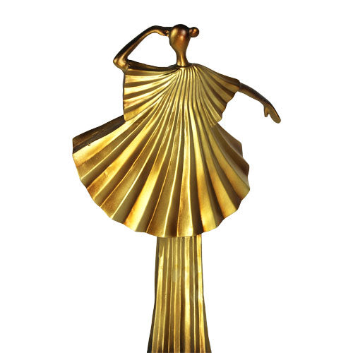 Luxxo Design Egyptian Woman Gold Decorative 20.5X10X47 Cm