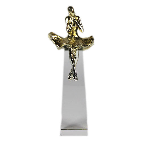 Luxxo Design Polly Sitting Gold Woman Object 13.5*12.5*36 Cm