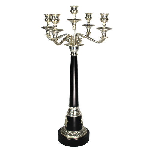 Luxxo Design Mercy 5 Arms Silver Candle