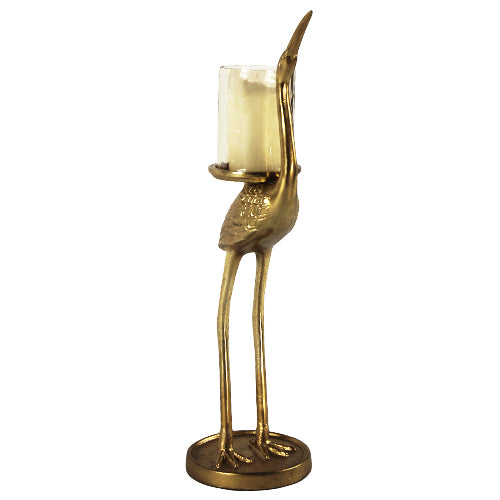 Luxxo Design Crane Bird Candle Holder 20*13*45 Cm