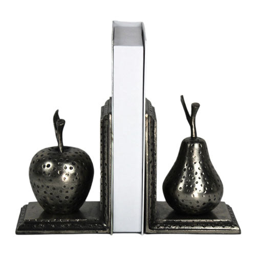 Luxxo Design Apple And Pear Book Handle Antique Silver 10*12*18 Cm