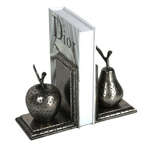 Luxxo Design Apple And Pear Book Handle Antique Silver 10*12*18 Cm