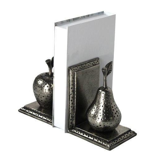 Luxxo Design Apple And Pear Book Handle Antique Silver 10*12*18 Cm