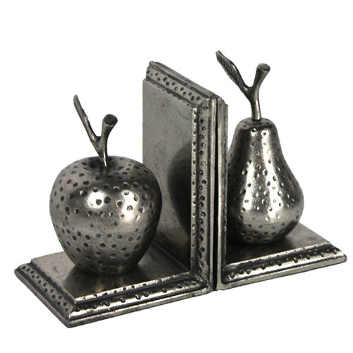 Luxxo Design Apple And Pear Book Handle Antique Silver 10*12*18 Cm