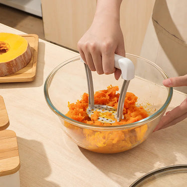 Manual Non Slip Potato Masher Presser Fruit Vegetable Juicer Kitchen Tool