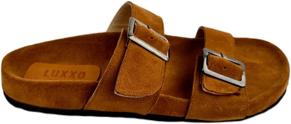 31997 Tan Leather Women's Slippers - Experience timeless comfort in these elegant tan leather slippers, perfect for casual wear and adding a touch of sophistication to any day