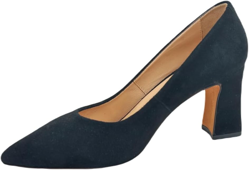 Stone Suede Heeled Women's Shoes - Above the Knee Elegance, Crafted in Leather, 48117 Distinctive Blend of Style and Comfort – Timeless Design