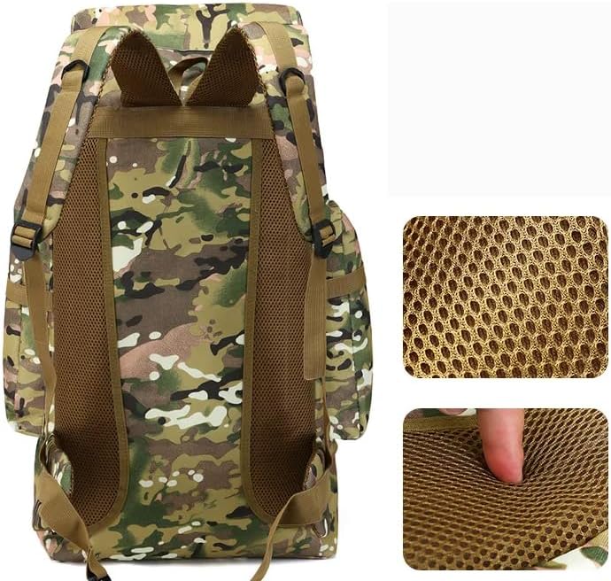 Green Camouflage Waterproof Large Capacity Outdoor 70 * 35 * 16 Cm Backpack Hunt Kiking