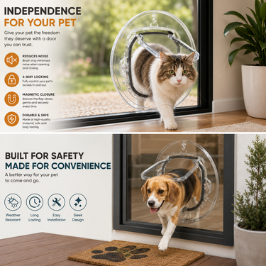 Pet Supplies New Pet Door Round