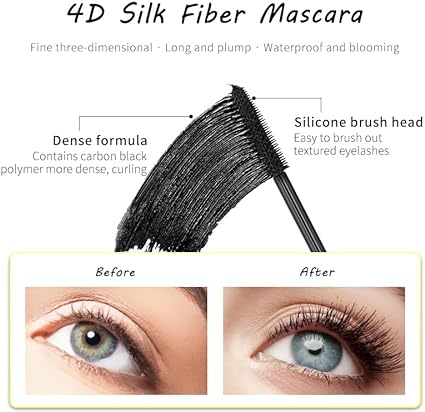 Diamond waterproof eyelash mascara round plastic custom beauty golden mascara for Women