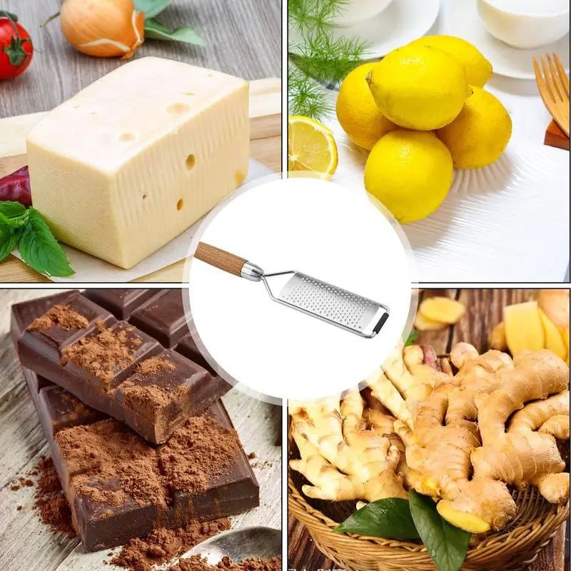 Stainless Steel Peel Lemon Cheese Vegetable Manual Grater Peeler Sharp Blade Choppable for Chocolate Vegetables Kitchen Tools