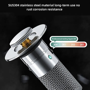 1PCS Washbasin Leak Plug, Stainless Steel Odor Proof Bouncing Core, Press Type Sink Drain, Universal Accessory for Washbasin