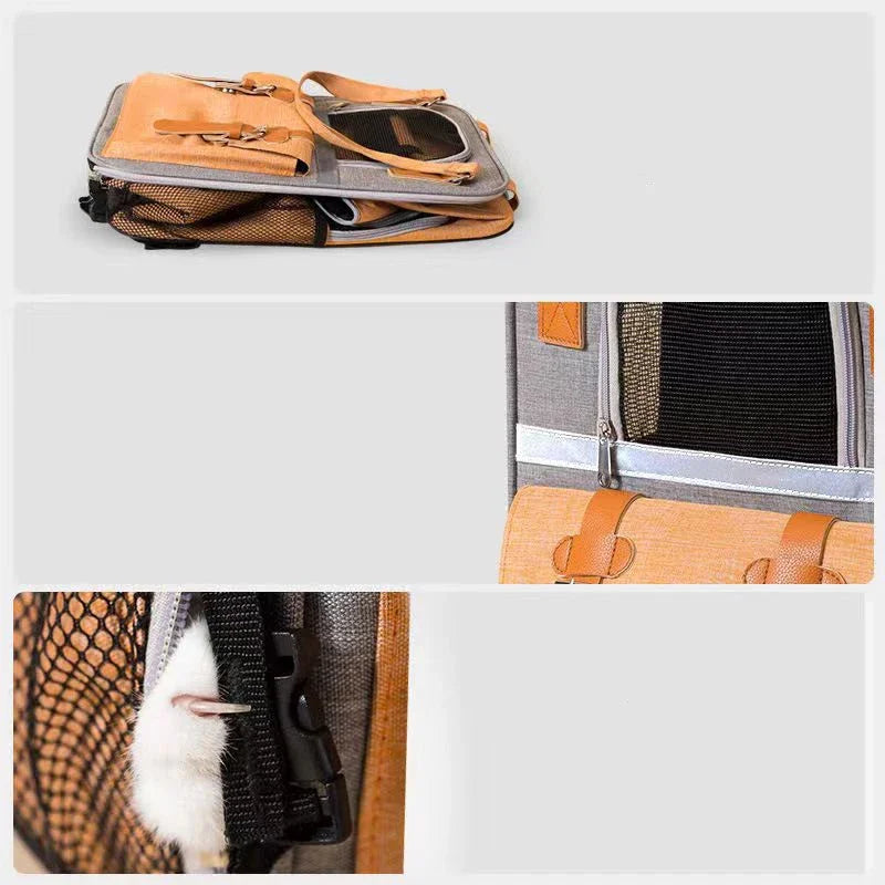 Pet Dog Carrier Bag Carrier For Cats Pet Dog Front Bag Mesh Backpack Portable Travel Backpack Outdoor Dog Carrier Bag Travel Set