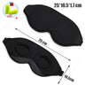 Silk Sleeping Mask Soft Smooth Sleep Mask for Eyes Travel Shade Cover Rest Relax Sleeping Blindfold Eye Cover Sleeping Aid